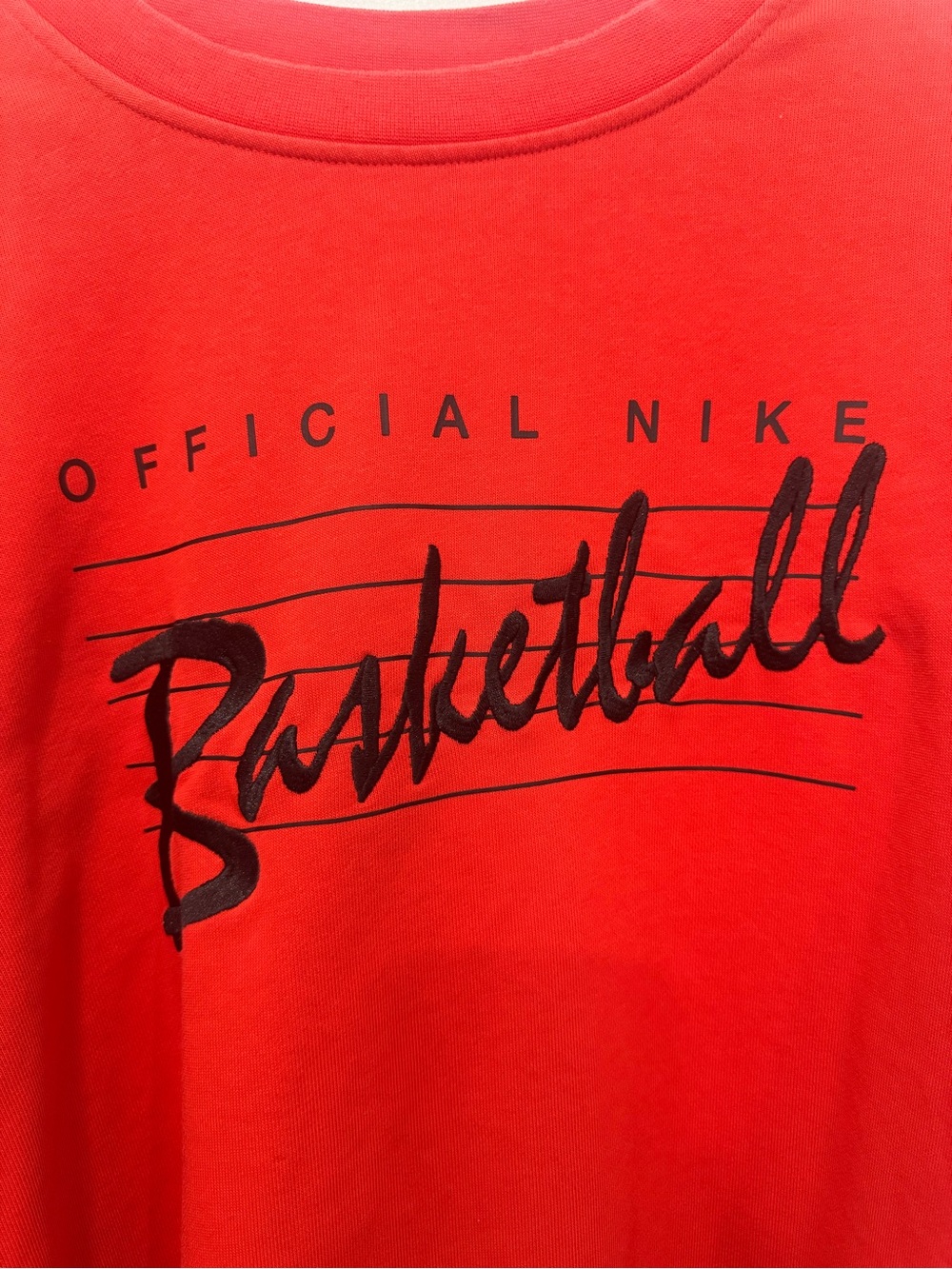Nike Bright Red Sleeve Label Sweatshirt